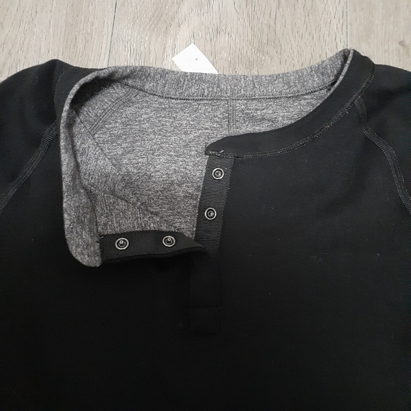 Ivivva by Lululemon Set To Go Reversible Heather Grey/Black Shirt Dress Girls 12 - Picture 8 of 8